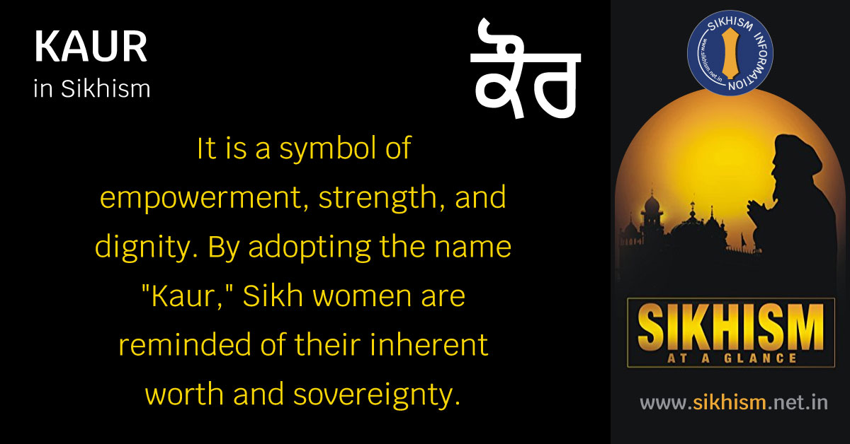 Meaning of *Kaur*